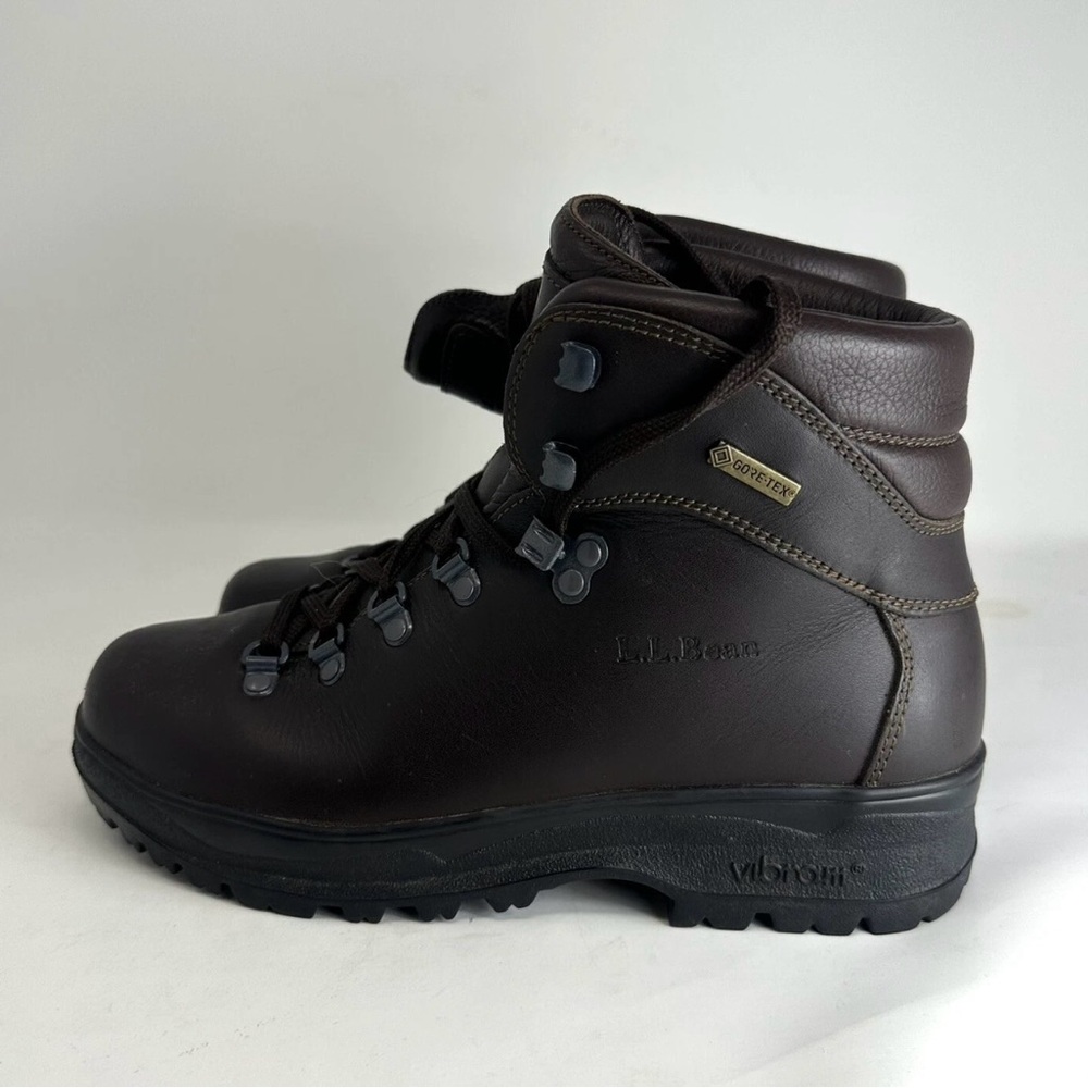 L.L. Bean Women’s Dark Brown Leather  Hiking Boots